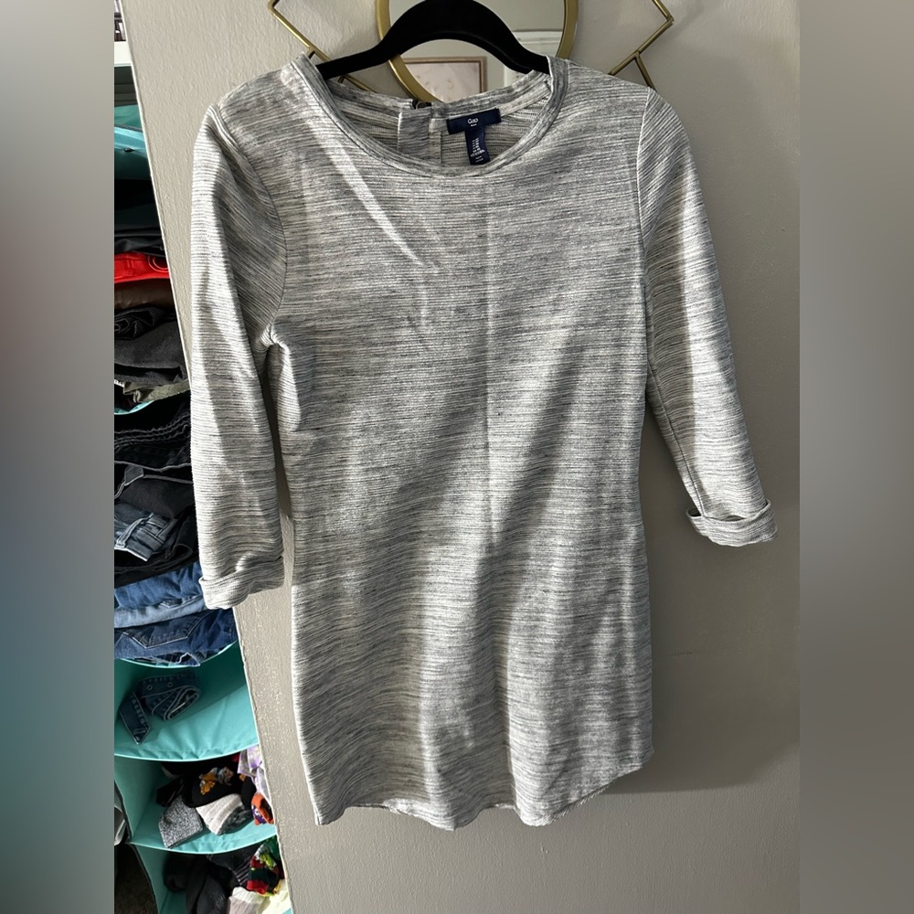 Gap grey shift dress